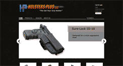 Desktop Screenshot of holstersplus.com